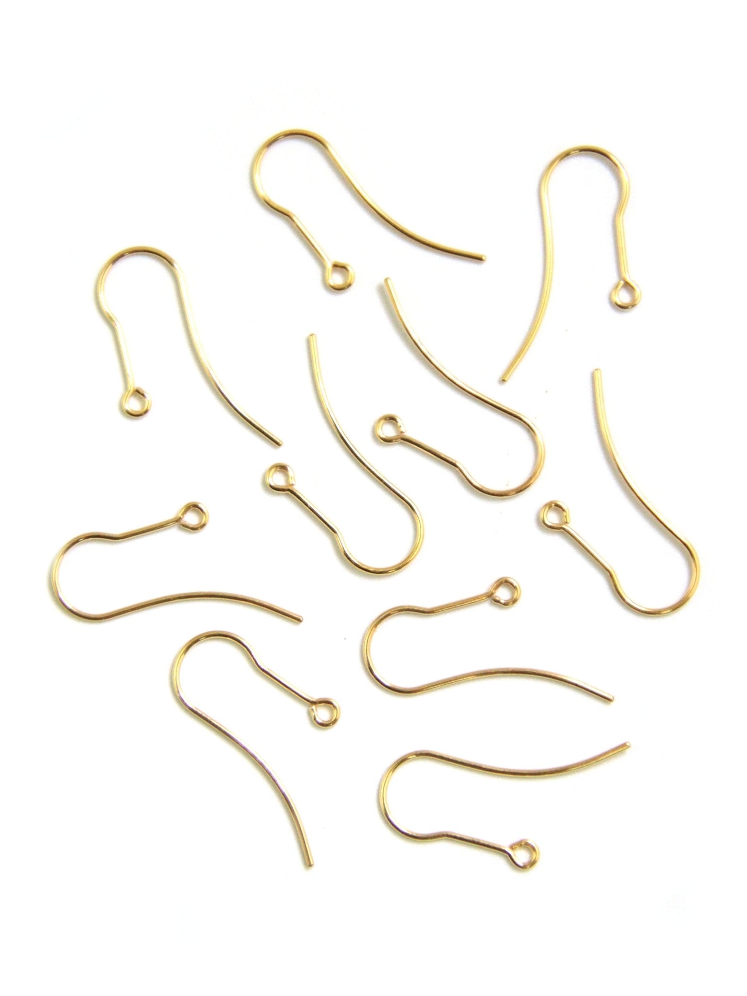 Attaches de boucles d'oreilles - Doré - Solyluna Macramé