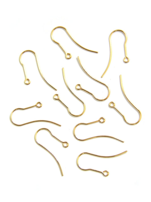 Attaches de boucles d'oreilles - Doré - Solyluna Macramé