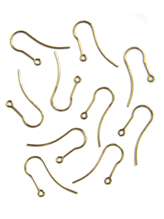 Attaches de boucles d'oreilles - Doré Ancien - Solyluna Macramé
