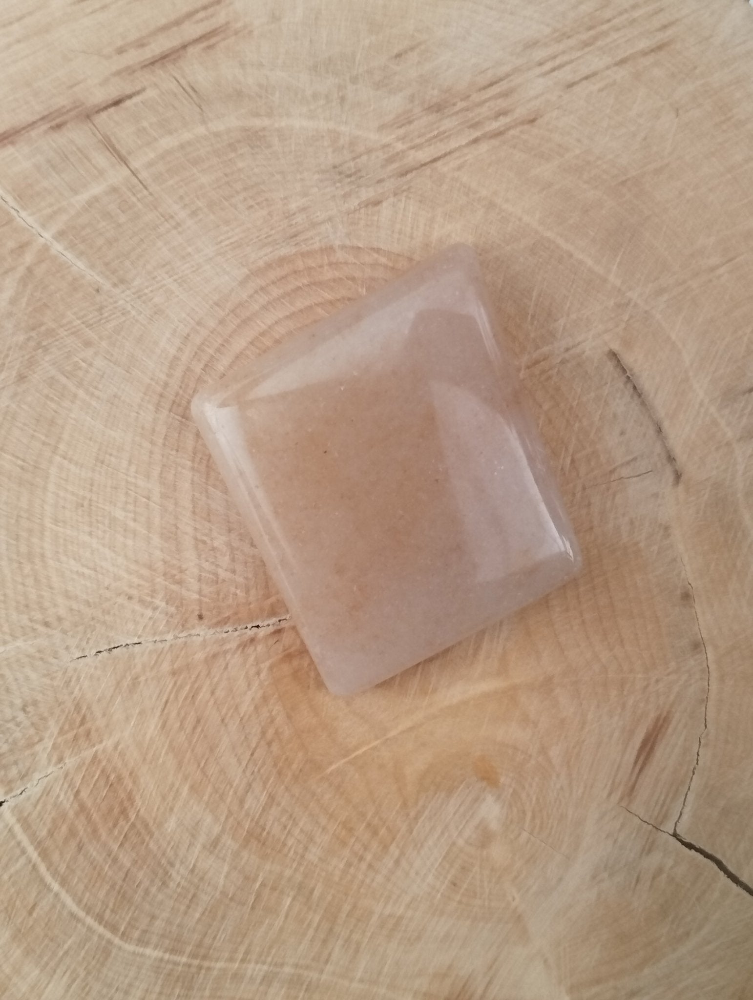 Aventurine Jaune n°1 (2,3 cm x 2cm ) - Solyluna Macramé