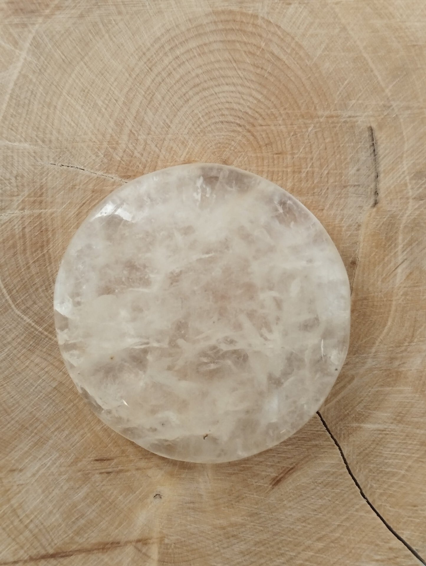 Aventurine Jaune n°5 (3,88 cm de diamètre) - Solyluna Macramé