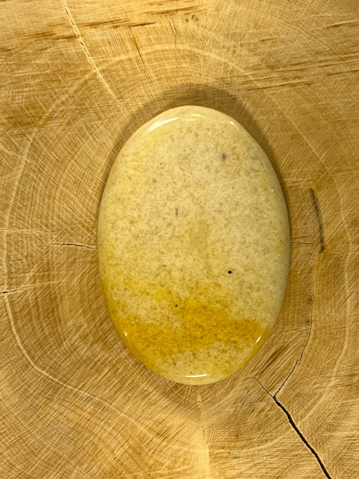 Aventurine Jaune n°5 (4,3cm x 3cm) - Solyluna Macramé