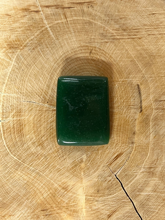 Aventurine Verte n°1 (2,5cm x 1,9cm) - Solyluna Macramé