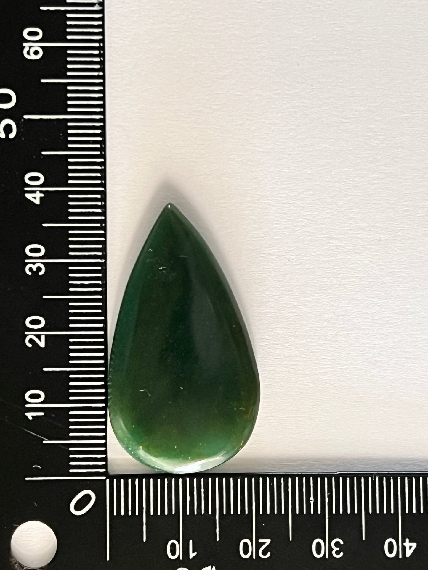 Aventurine Verte n°1 (3,76 cm x 2,14 cm) - Solyluna Macramé