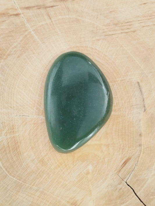 Aventurine Verte n°2 (3,3cm x 2,3cm) - Solyluna Macramé