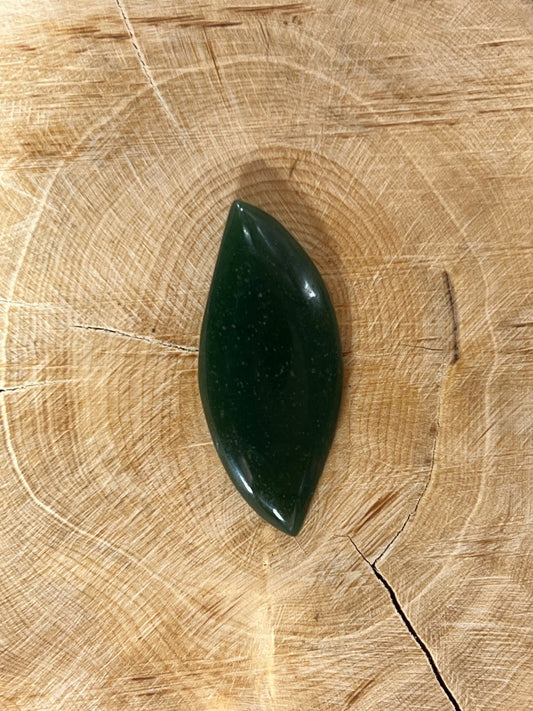 Aventurine Verte n°4 (3,8cm x 1,6cm) - Solyluna Macramé