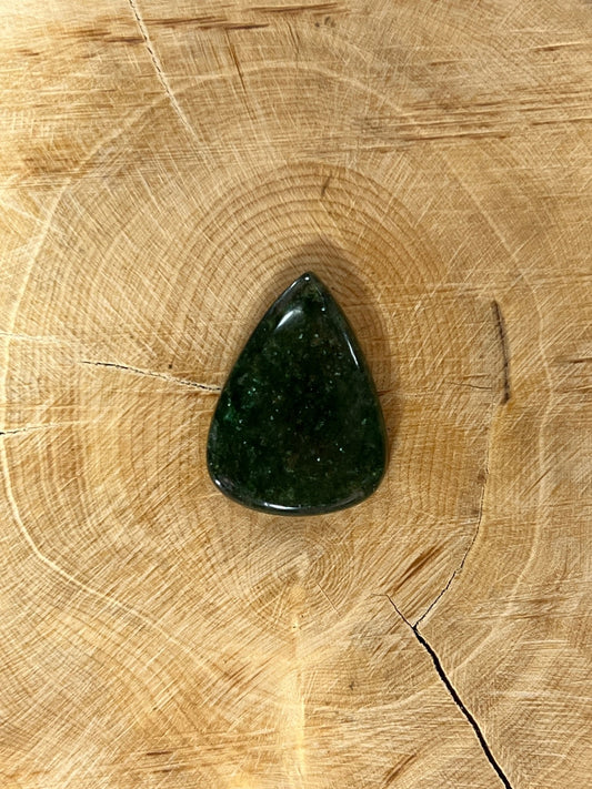 Aventurine Verte n°5 (2,5cm x 1,8cm) - Solyluna Macramé