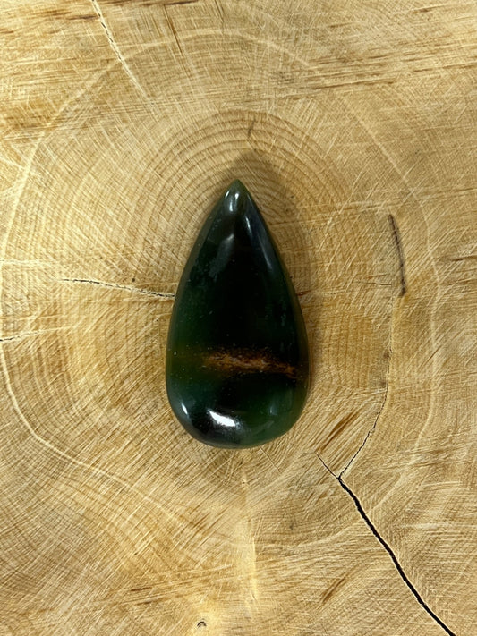 Aventurine Verte n°5 (3,3cm x 1,8cm) - Solyluna Macramé