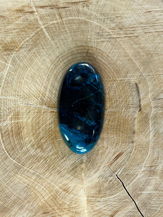 Azurite n°4 (3,3cm x 1,7cm) - Solyluna Macramé