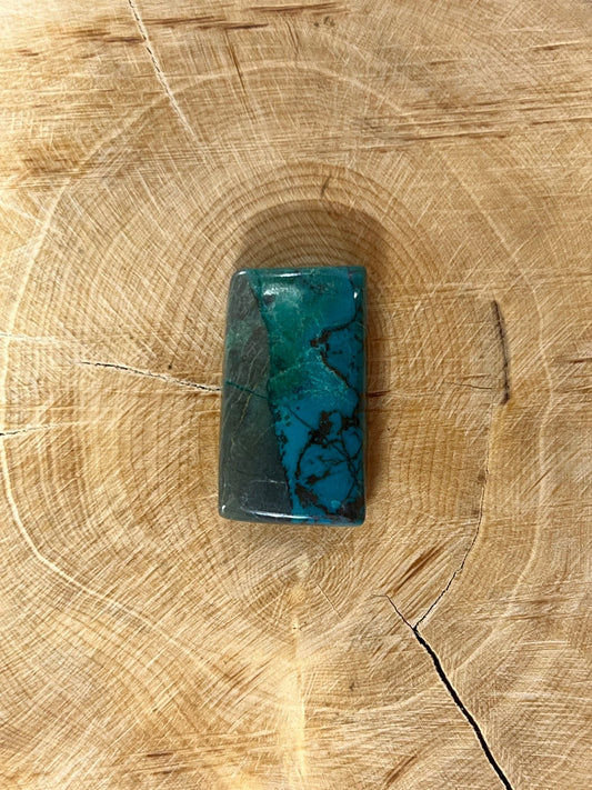 Azurite n°5 (2,6cm x 1,5cm) - Solyluna Macramé