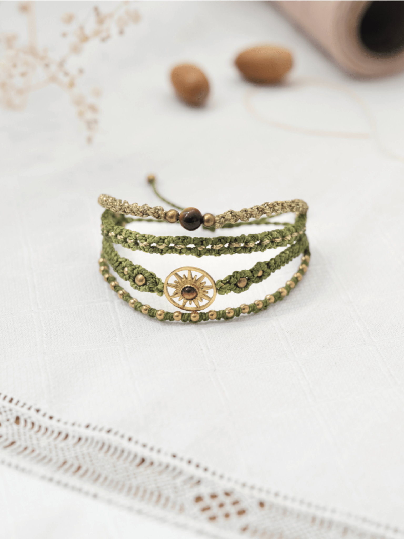 Bracelet Joya - Le Livre Solyluna - Solyluna Macramé