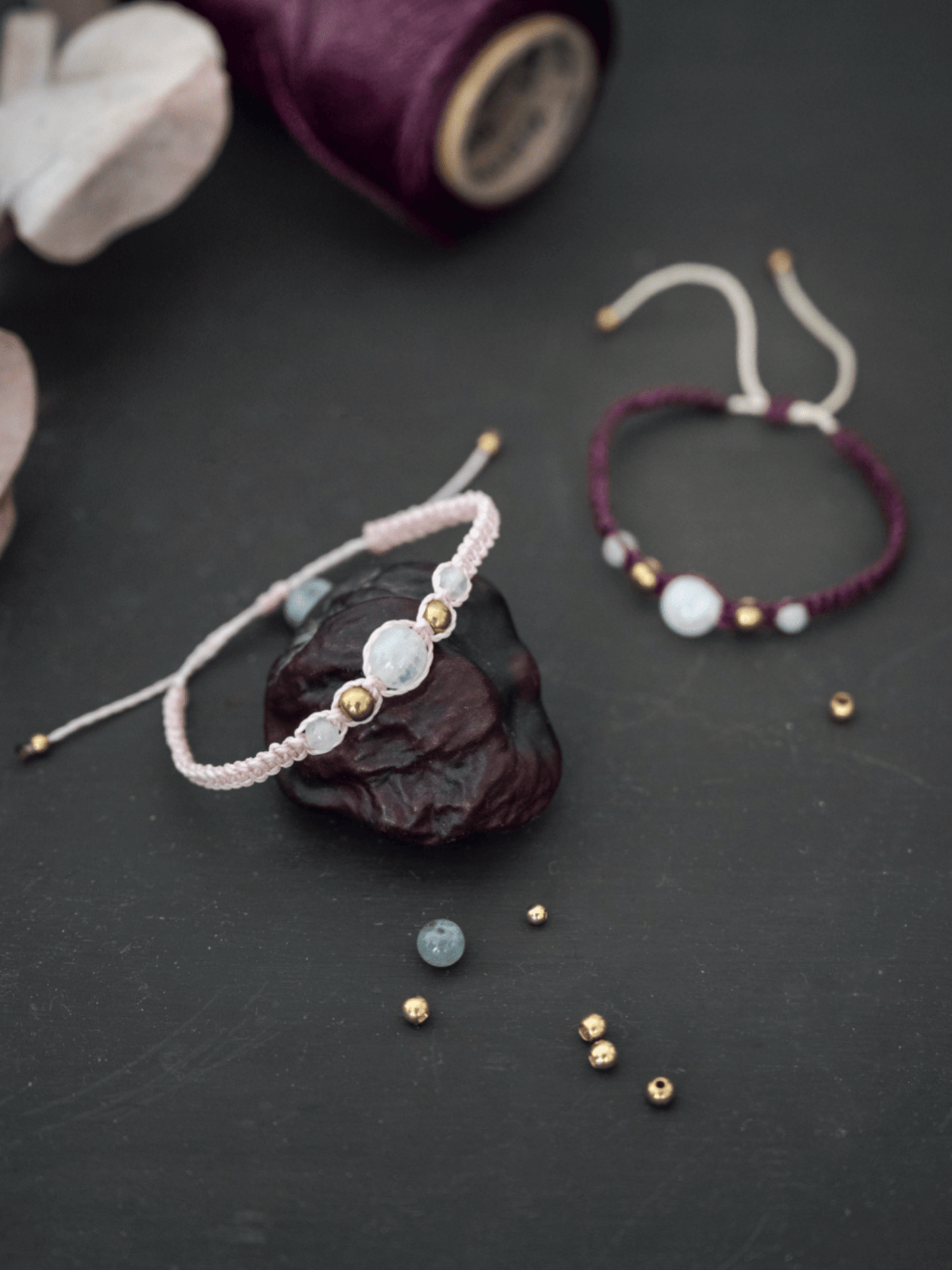 Bracelet Lydie - Le Livre Solyluna - Solyluna Macramé