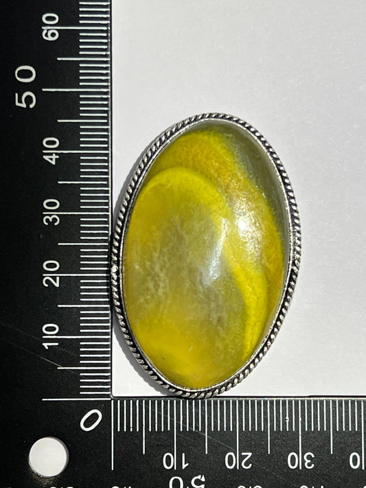 Bumble Bee sertie argenté n°A1 (4,6cm x 3cm) - Solyluna Macramé