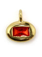 Charm amulette zamak 11 mm - Solyluna Macramé