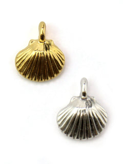 Charm coquille saint jacques zamak 10 mm
