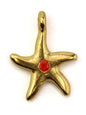 Charm étoile de mer zamak 15 mm - Solyluna Macramé