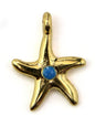 Charm étoile de mer zamak 15 mm - Solyluna Macramé