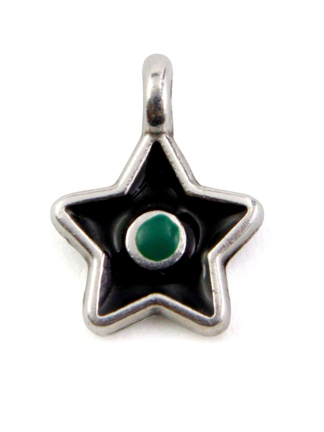 Charm étoile zamak 8 mm - Solyluna Macramé