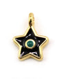 Charm étoile zamak 8 mm - Solyluna Macramé