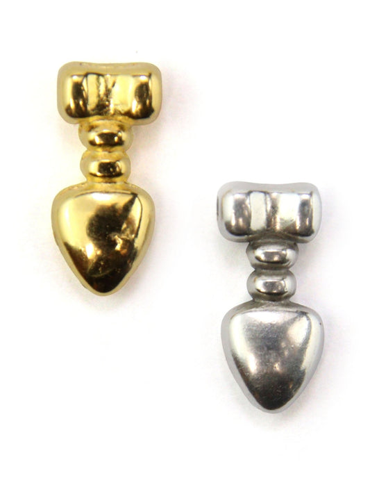 Charm flêche coeur zamak 12 mm - Solyluna Macramé