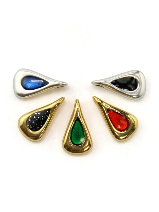 Charm goutte zamak 14 mm - Solyluna Macramé
