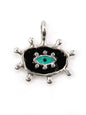 Charm grand oeil zamak 16 mm - Solyluna Macramé