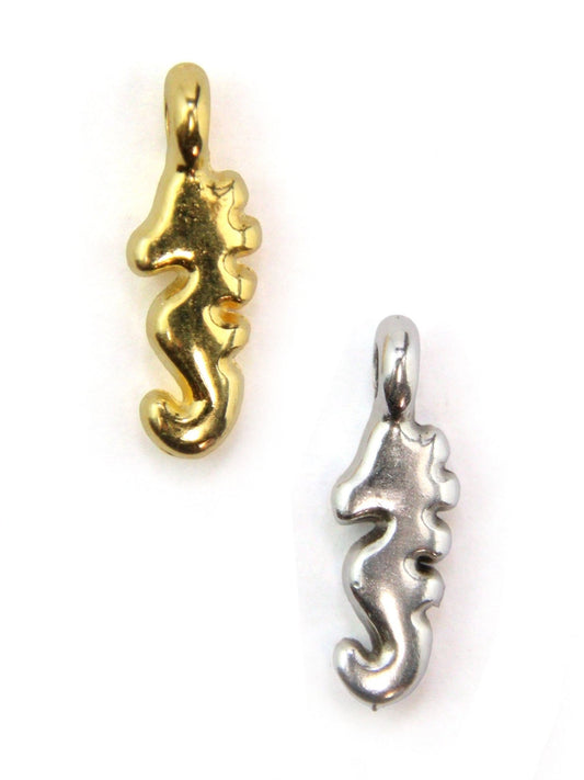 Charm hippocampe zamak 9 mm - Solyluna Macramé