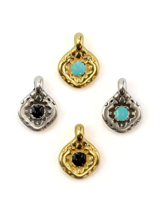 Charm indie zamak 8 mm - Solyluna Macramé