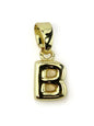 Charm lettres A-Z laiton 10 mm - Solyluna Macramé