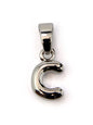 Charm lettres A-Z laiton 10 mm - Solyluna Macramé