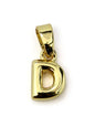 Charm lettres A-Z laiton 10 mm - Solyluna Macramé