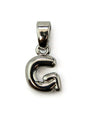 Charm lettres A-Z laiton 10 mm - Solyluna Macramé