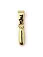 Charm lettres A-Z laiton 10 mm - Solyluna Macramé