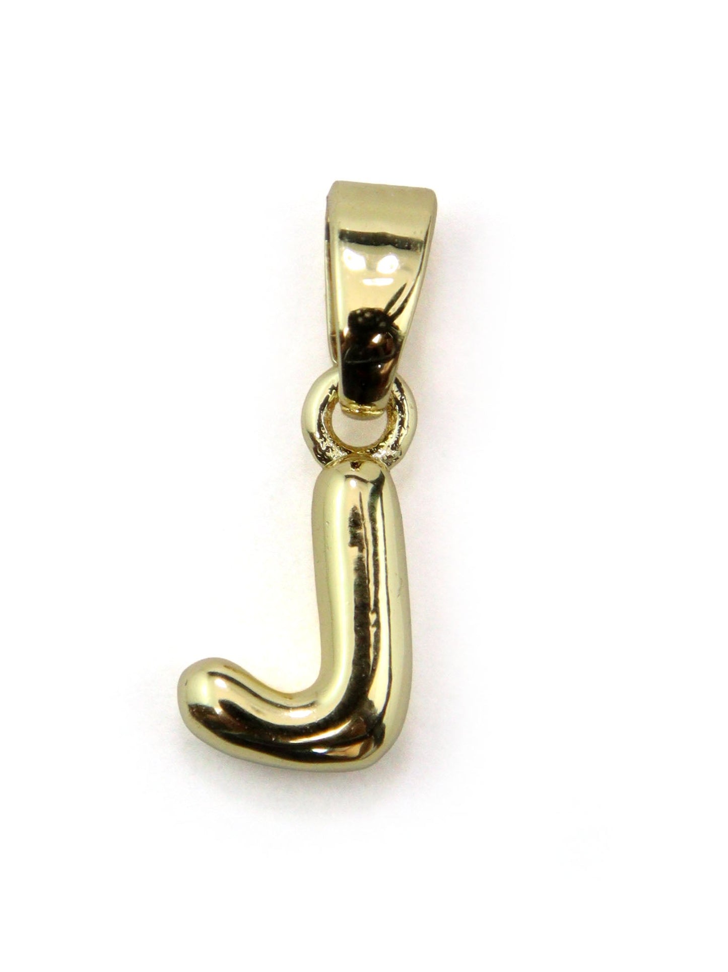 Charm lettres A-Z laiton 10 mm - Solyluna Macramé
