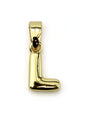Charm lettres A-Z laiton 10 mm - Solyluna Macramé