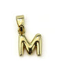 Charm lettres A-Z laiton 10 mm - Solyluna Macramé