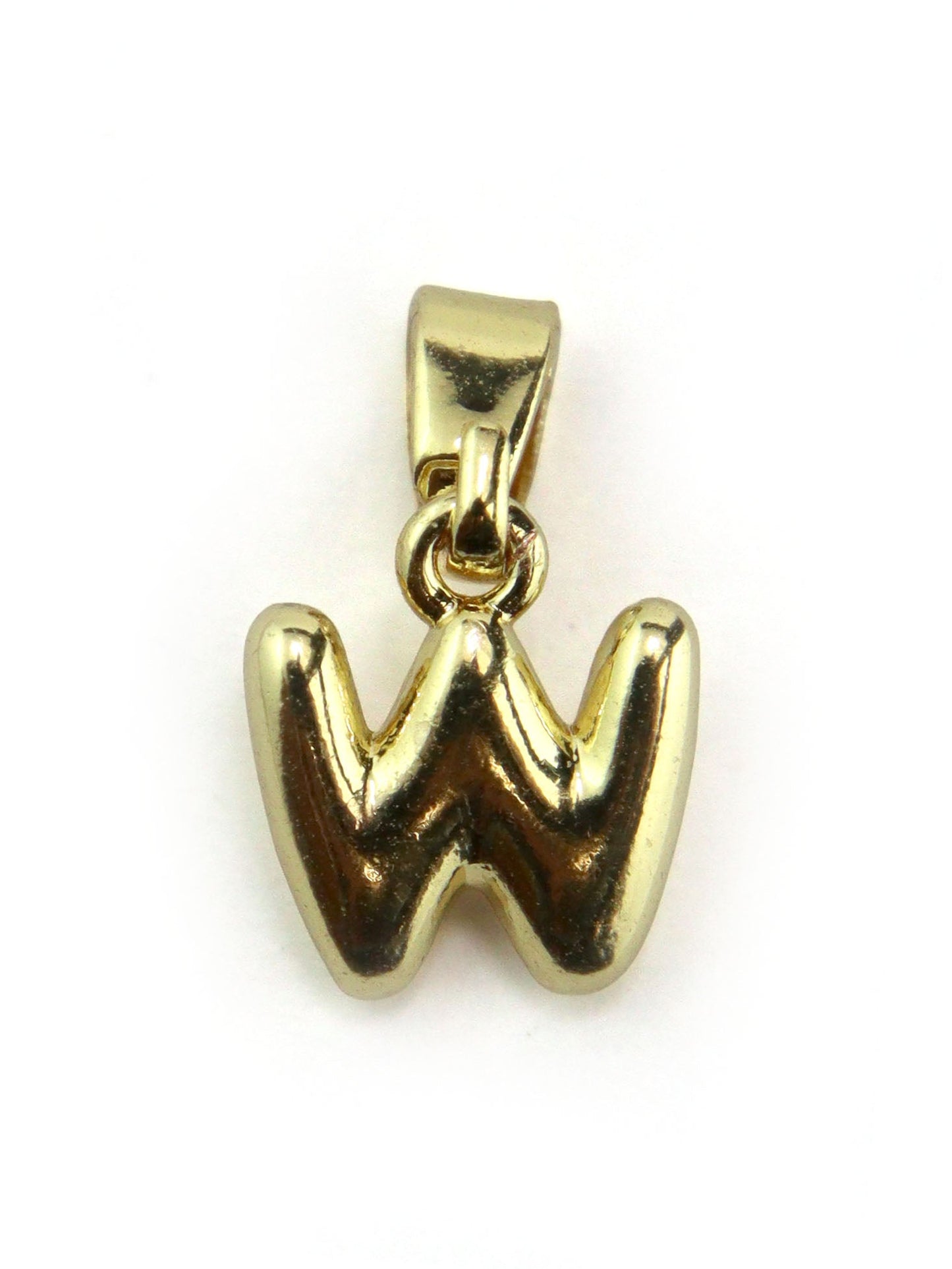Charm lettres A-Z laiton 10 mm - Solyluna Macramé