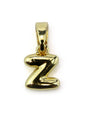Charm lettres A-Z laiton 10 mm - Solyluna Macramé