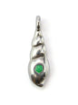 Charm long coquillage zamak 15 mm - Solyluna Macramé