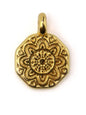 Charm mandala zamak 9 mm - Solyluna Macramé