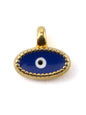 Charm oeil ovale zamak 8 mm - Solyluna Macramé