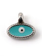 Charm oeil ovale zamak 8 mm - Solyluna Macramé