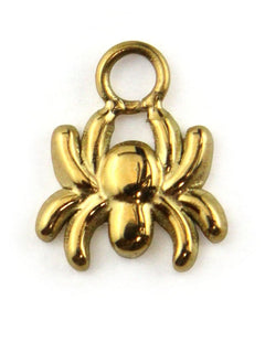 Charm petite araignée doré 7,5mm