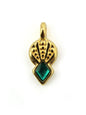Charm pointe géométrique - 6x10mm - Ø1.7mm - Solyluna Macramé