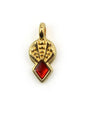 Charm pointe géométrique - 6x10mm - Ø1.7mm - Solyluna Macramé