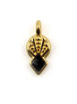Charm pointe géométrique - 6x10mm - Ø1.7mm - Solyluna Macramé
