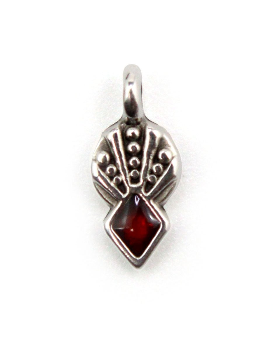 Charm pointe géométrique - 6x10mm - Ø1.7mm - Solyluna Macramé