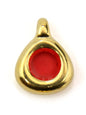Charm poire zamak 11 mm - Solyluna Macramé