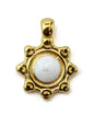 Charm soleil zamak 10 mm - Solyluna Macramé