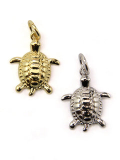 Charm tortue laiton 15 mm